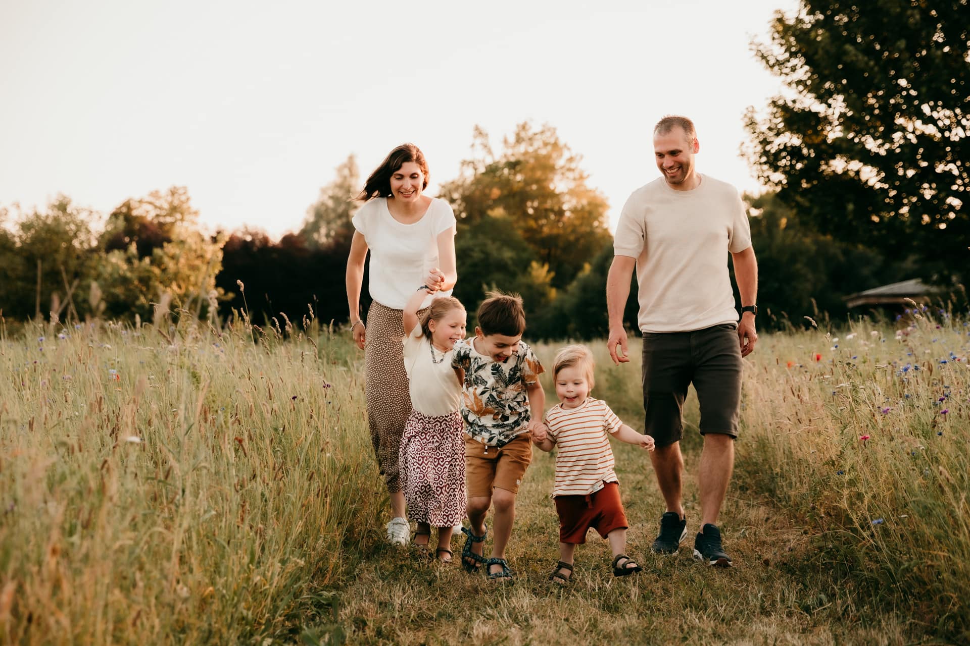 gezinsreportage gouden uur familiefotograaf gezinsshoot kampen ijsselmuiden